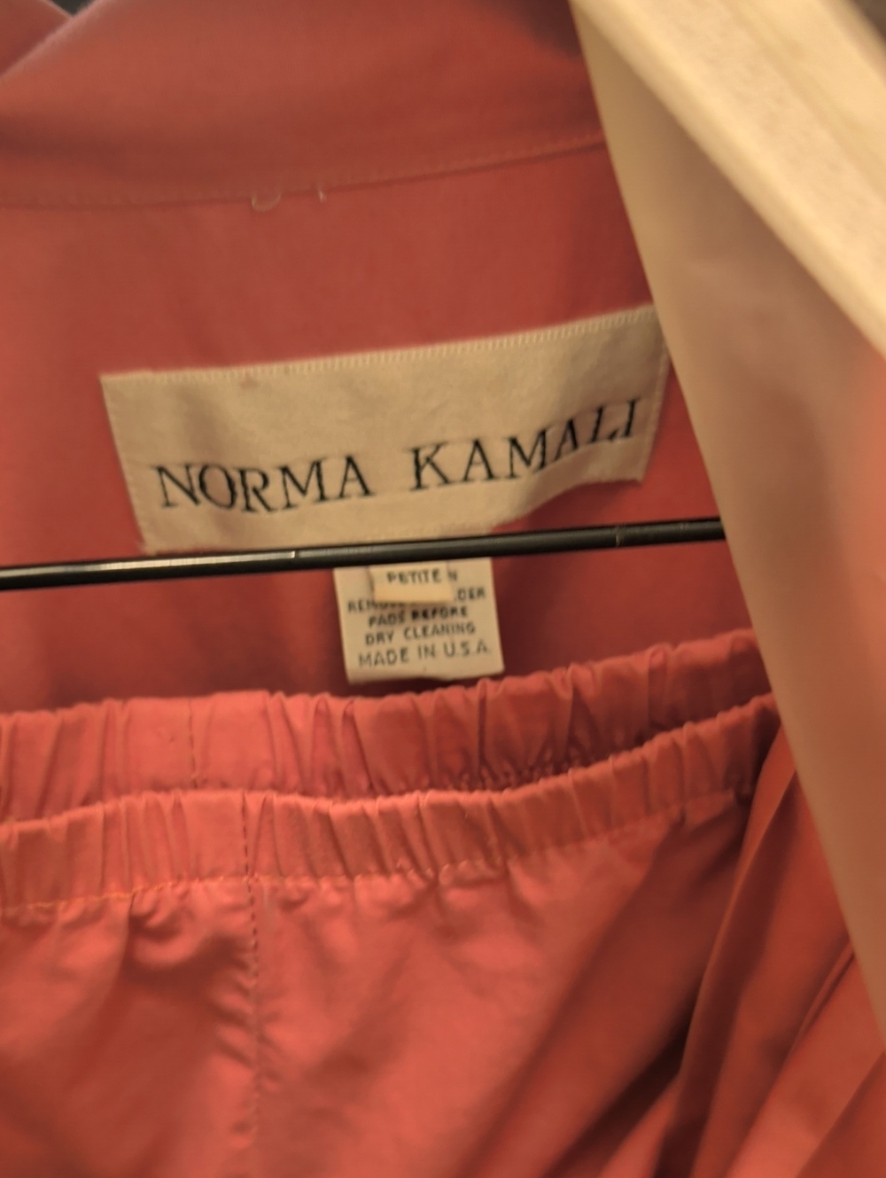 Norma Kamali Coral Elastic-Waist Track Pants & Top